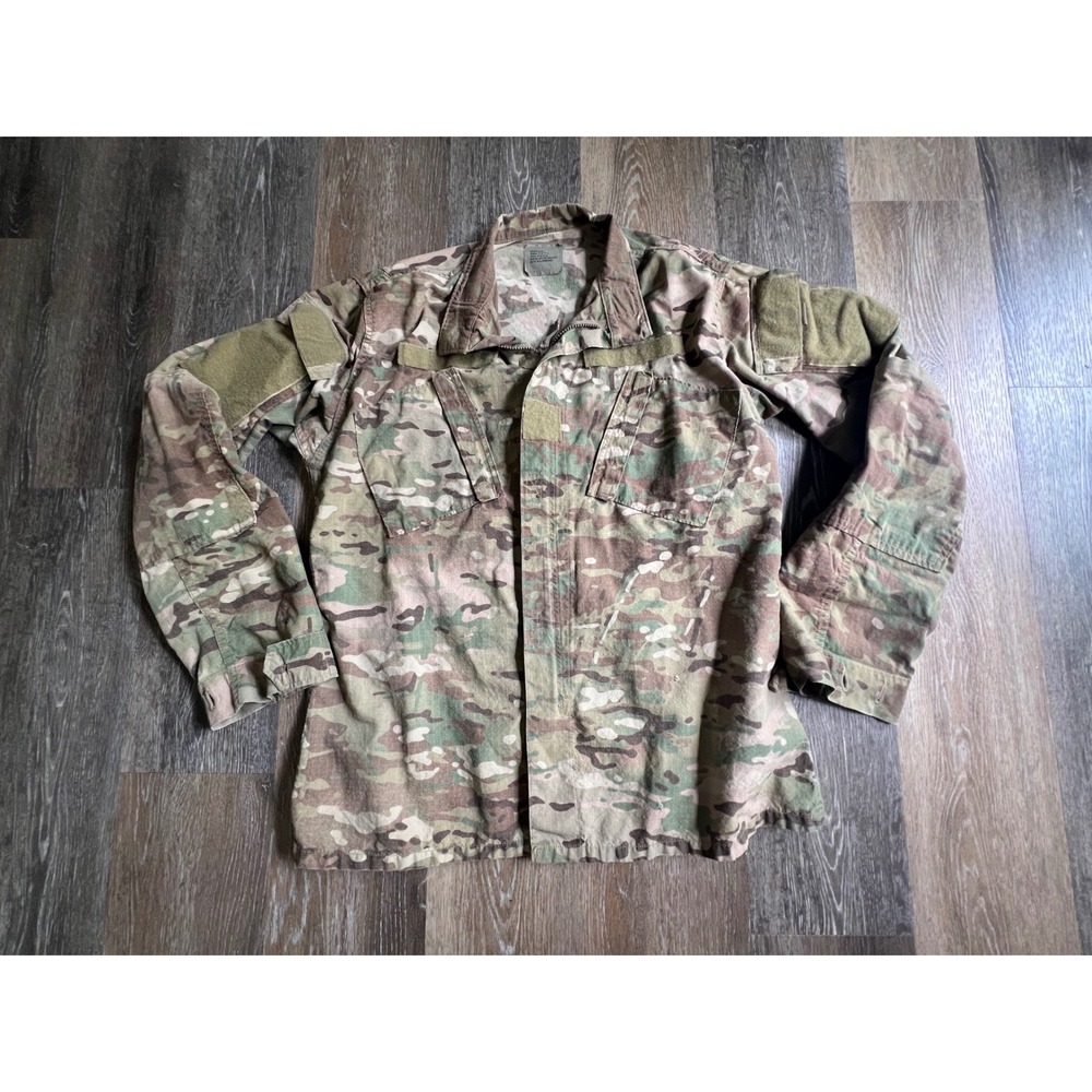 US Military OCP Multicam Combat Coat Mens Medium Long Tactical Ripstop Jacket